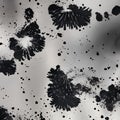 1415 Abstract Ink Blots: A captivating and abstract background featuring ink blots in organic and fluid shapes, creating a sense