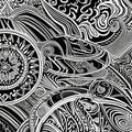 1342 Abstract Ink Illustrations: A creative and expressive background featuring abstract ink illustrations with intricate lines,