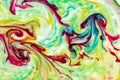 Abstract ink in liquid chaos background Royalty Free Stock Photo