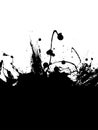 Abstract ink splat background