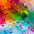 1015 Abstract Ink Splatters: A captivating and abstract background featuring abstract ink splatters in captivating and blended c