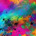 1015 Abstract Ink Splatters: A captivating and abstract background featuring abstract ink splatters in captivating and blended c