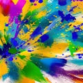 1086 Abstract Ink Splatters: A vibrant and expressive background featuring abstract ink splatters in bold and captivating colors