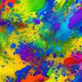 1086 Abstract Ink Splatters: A vibrant and expressive background featuring abstract ink splatters in bold and captivating colors