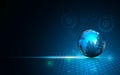 Abstract innovation background global networking connection engine system working design Royalty Free Stock Photo