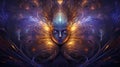 abstract, insanely beautiful meditation image, mystical patterns, magical colors, intricate textures , generated by AI