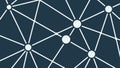 Abstract Interconnected Nodes, Data Network Global Communication, vector design Generative AI Royalty Free Stock Photo