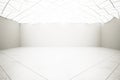 Abstract interior with blank wall Royalty Free Stock Photo