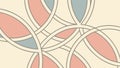 Abstract Interlocking Geometric Pattern Vector Background, vector design Generative AI Royalty Free Stock Photo