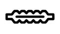 Abstract Interlocking Geometric Shapes Vector, vector design Generative AI Royalty Free Stock Photo