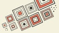 Abstract Interlocking Square Pattern Vector Design, vector design Generative AI Royalty Free Stock Photo
