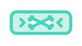 Abstract intersecting lines icon representing connection data , vector design Generative AI Royalty Free Stock Photo