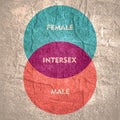 Abstract intersex concept