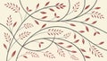 Abstract Intertwined Line Pattern, Dynamic Flow, vector design Generative AI Royalty Free Stock Photo