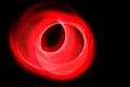 Abstract: Intriguing Swirls of Color on a Black Background Royalty Free Stock Photo