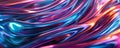 Abstract iridescent background design, 3d render, featuring a dynamic array of swirling lines and Royalty Free Stock Photo