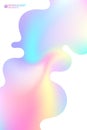 Abstract iridescent background