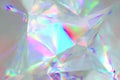 Abstract Iridescent Crystal Background with Holographic Prism Pattern. Royalty Free Stock Photo