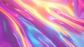 Abstract iridescent flowing fabric with vibrant colors and a smooth texture background Royalty Free Stock Photo