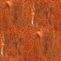 Abstract iron rust seamless pattern background