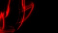 Abstract irregular red light on black background. Long exposure. Light painting photography Royalty Free Stock Photo