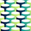 Abstract isometric 3d circle pattern background