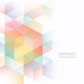 Abstract Isometric Shape Background