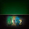 Abstract jazz music background