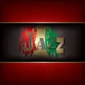 Abstract jazz music background