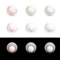 Abstract Jewelry Pearl Set Royalty Free Stock Photo