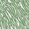 Abstract Jungle Pattern with Tropical Pastel Green Colors. For Nature Lover