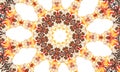 Abstract kaleidoscope background. Beautiful multicolor kaleidoscope texture. Unique mandala design Royalty Free Stock Photo