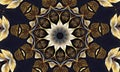 Abstract kaleidoscope background. Beautiful multicolor kaleidoscope texture. Unique mandala design.