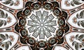 Abstract kaleidoscope background. Beautiful multicolor kaleidoscope texture. Unique mandala design.