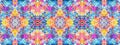 Abstract Kaleidoscope with geometric pattern. Kaleidoscopic background design. Hypnotic background. Abstract
