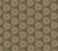 Abstract kaleidoscope green splinters background