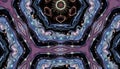 Abstract Kaleidoscope Patterns Unite Royalty Free Stock Photo