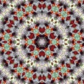 Abstract kaleidoscopic antique background