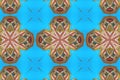 Abstract kaleidoscopic pattern background
