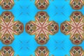 Abstract kaleidoscopic pattern background Royalty Free Stock Photo
