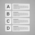 Abstract keyboard buttons infographic. Design element.