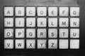 Keyboard in retro style Royalty Free Stock Photo