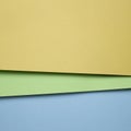 Abstract khaki and green, blue layered color paper background