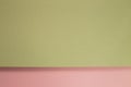 Abstract Khaki green and pink layered color paper