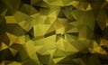 Abstract khaki, protective, green background from triangles, vector illustration. EPS10