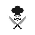 Abstract kitchener chef cooky logo icon