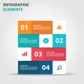 Abstract label business Infographics elements, presentation template flat design vector illustration for web design marketing