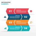 Abstract label business Infographics elements, presentation template flat design vector illustration for web design marketing Royalty Free Stock Photo