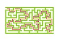 Abstract labyrinth. Game for kids. Puzzle for children. Maze conundrum. Vector illustration