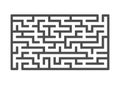 Abstract labyrinth. Game for kids. Puzzle for children. Maze conundrum. Vector illustration